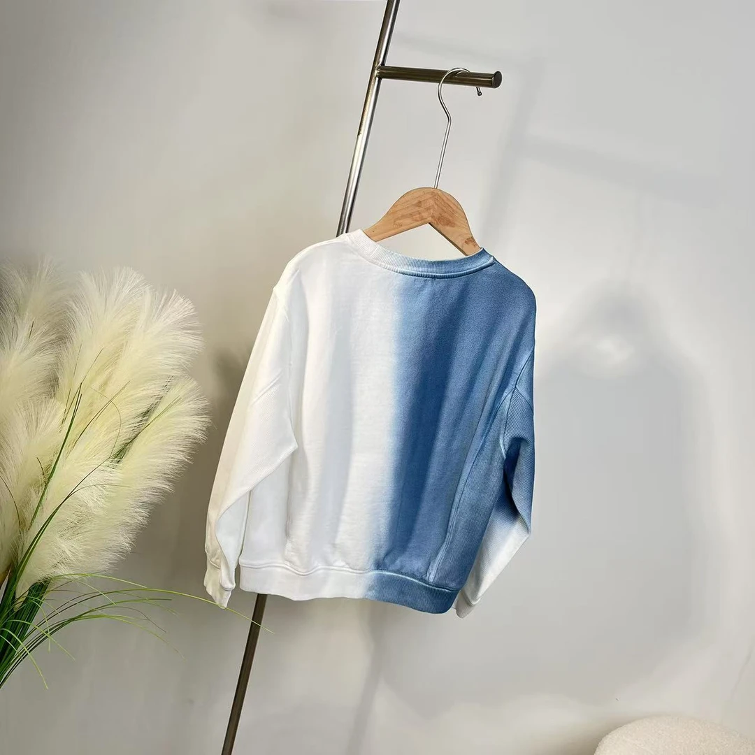 新款蓝色卫衣 D10 0329(高奢亲子系)