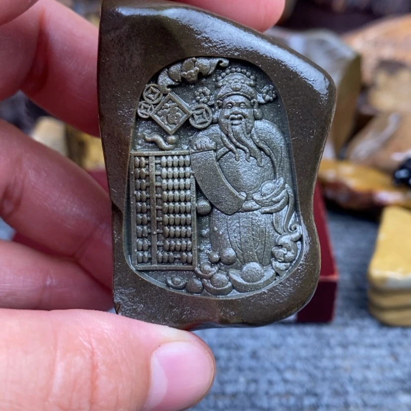 【闪购商品】原石雕刻手把件