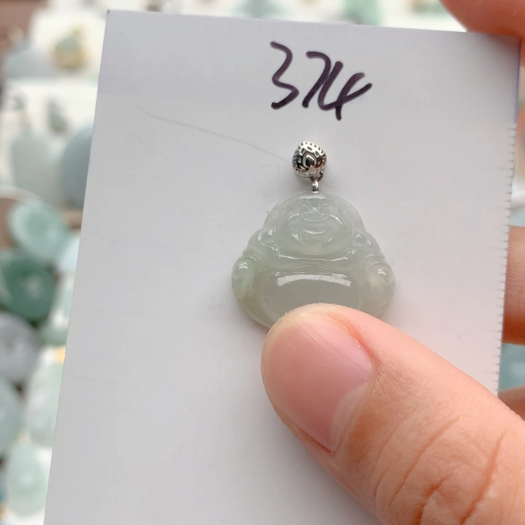 翡翠银S925镶嵌颈饰吊坠