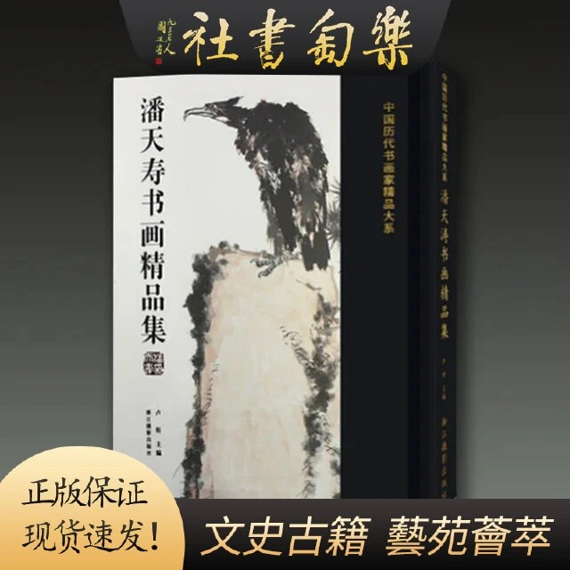 潘天寿书画精品集 中国历代书画名家精品大系 8开精装 全一册