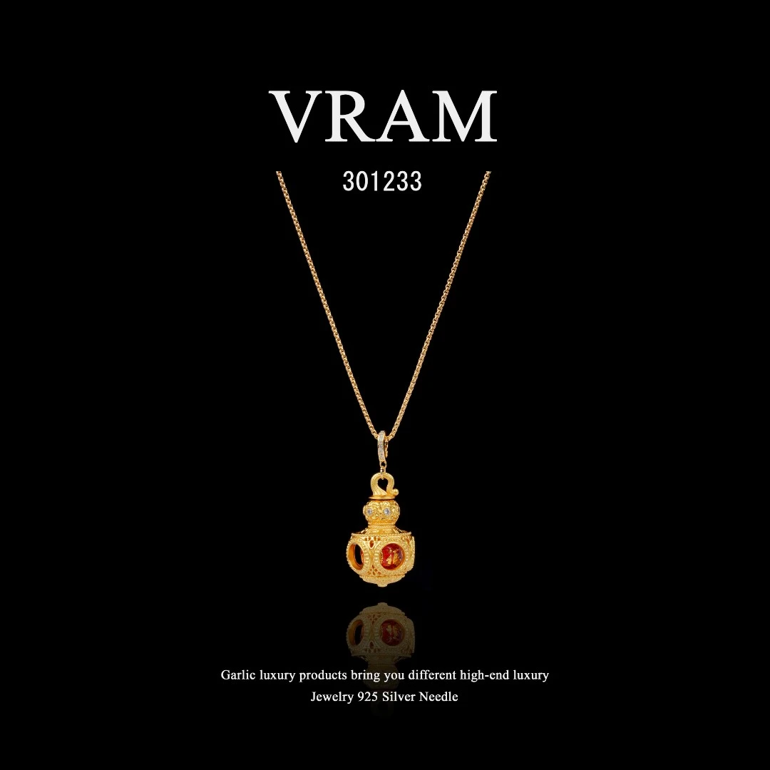 镀K金VRAM项链~301233（74cm）