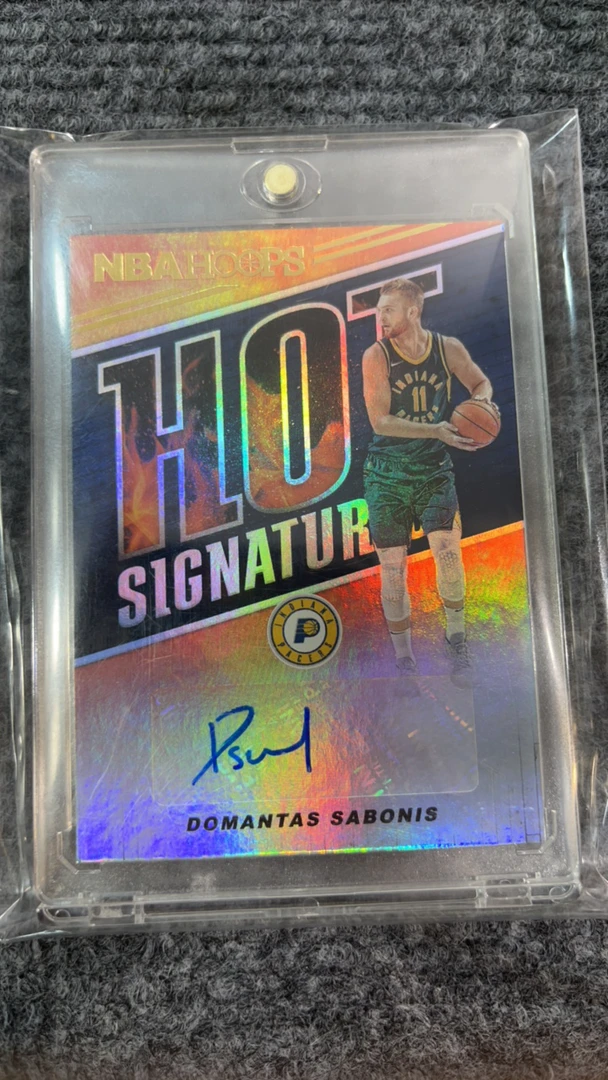 萨博尼斯 签字 hot折射 步行者 国王球员 正版球星卡