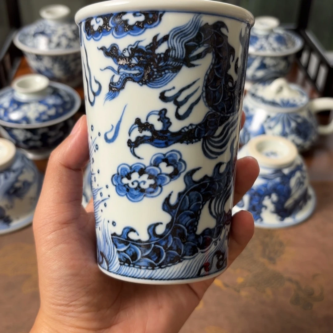 摆件景德镇手绘茶器