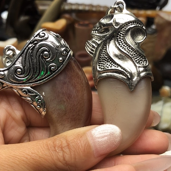 斌***手串/手链驼骨镶嵌钩子两个