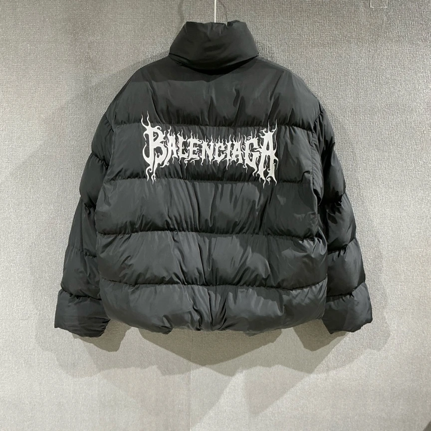 未使用 Balenciaga/巴黎世家 （pm）火焰字母棉服外套全新44码/2812