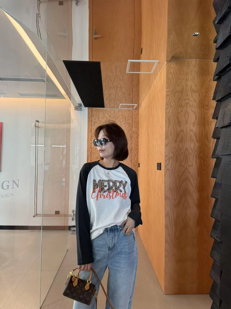 YOUCAI25春季｜韩版宽松长袖T恤