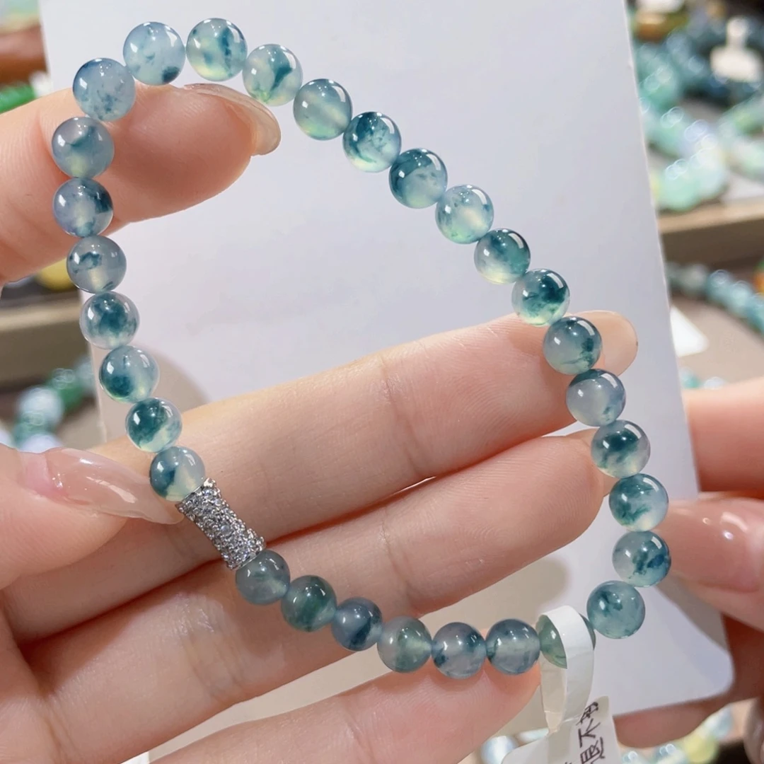 未镶嵌手链翡翠海蓝之谜卡6