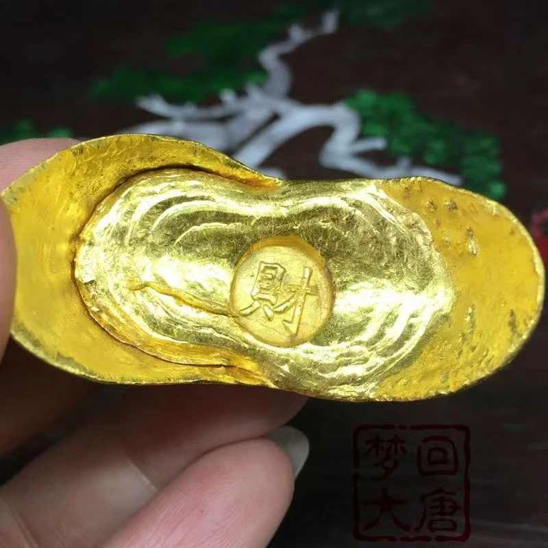 抖音好物{炉内提纯} 元宝创意摆件