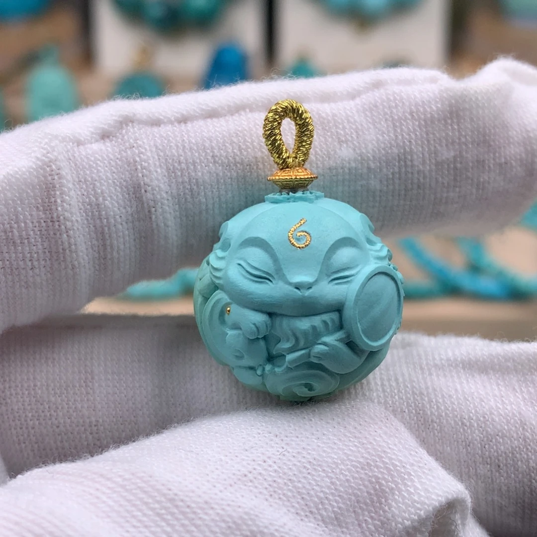 绿松石未镶嵌珠宝奇石