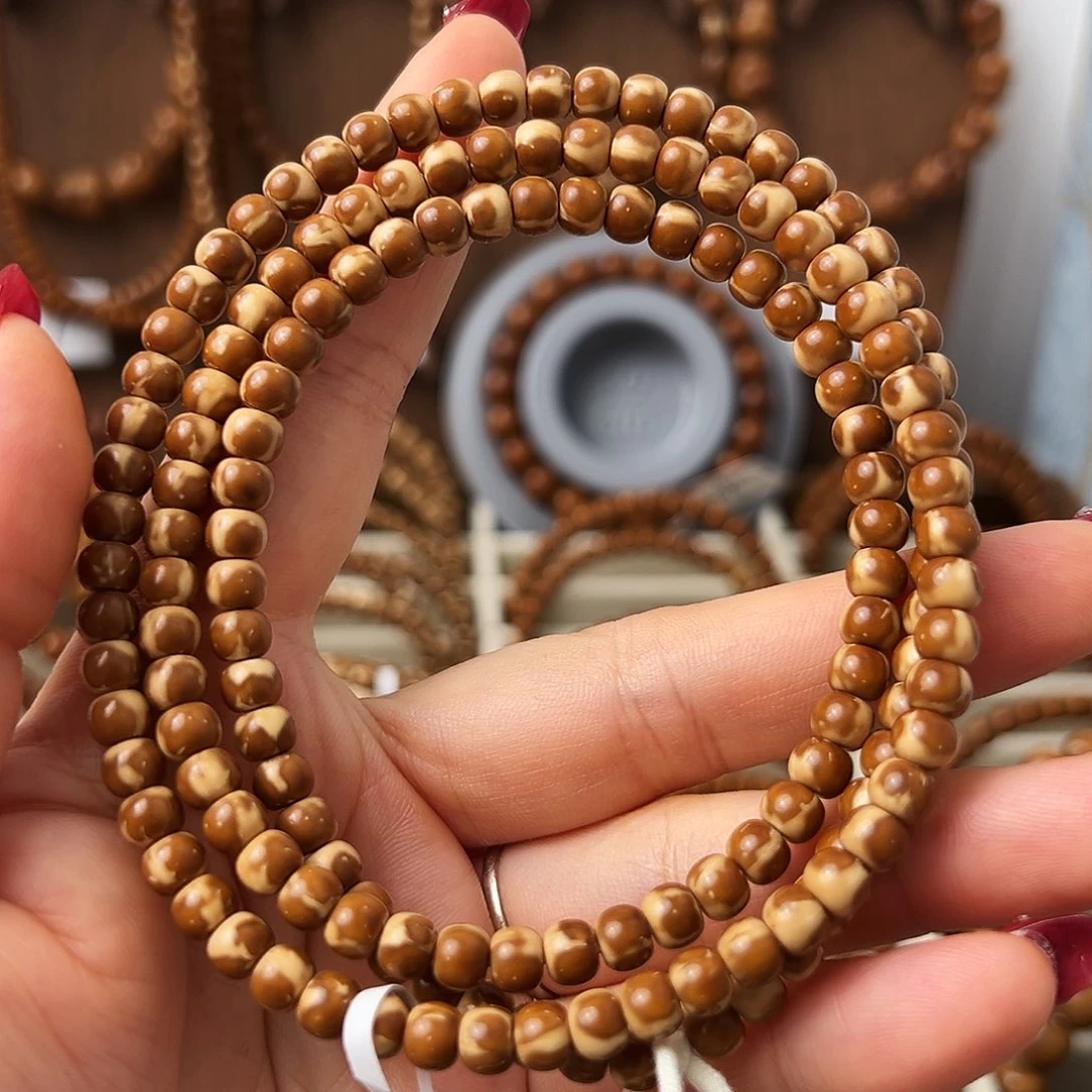 手串紫金鼠紫金鼠鼠尖纯肉三花脖挂长串152颗