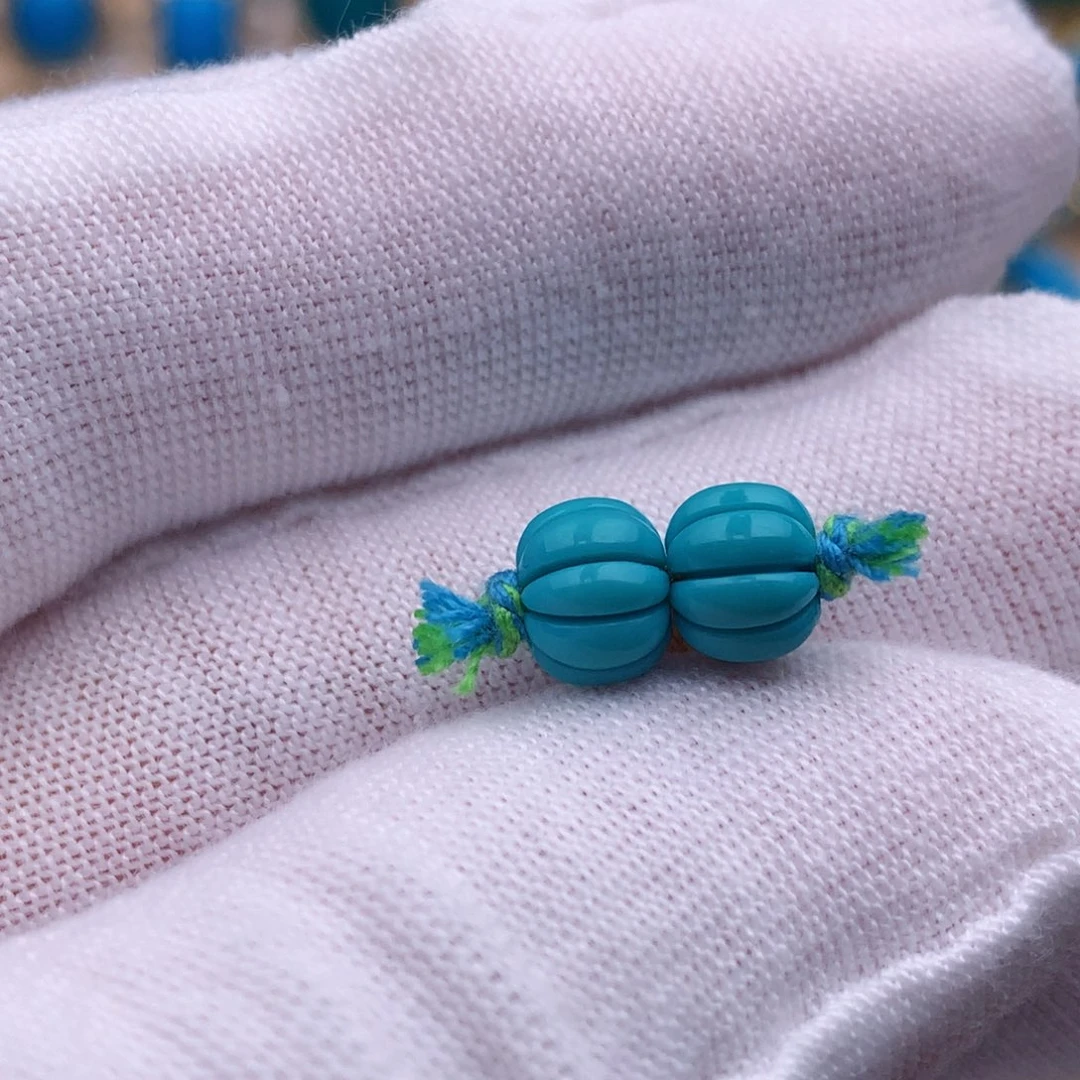 绿松石未镶嵌珠宝奇石6.8mm