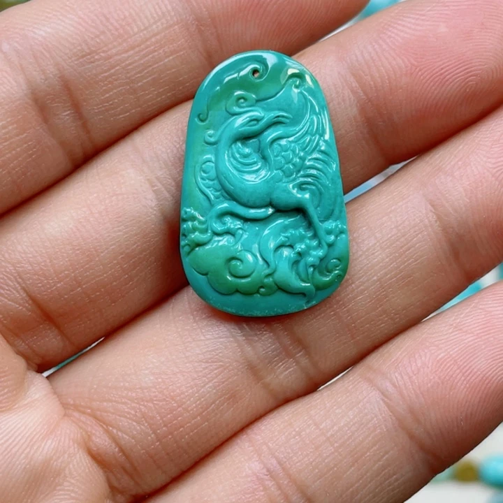 未镶嵌绿松石珠宝奇石29×18.6