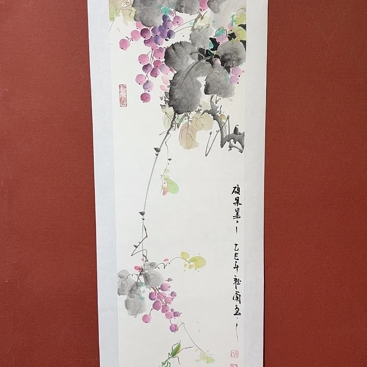 国画听兰老师花鸟