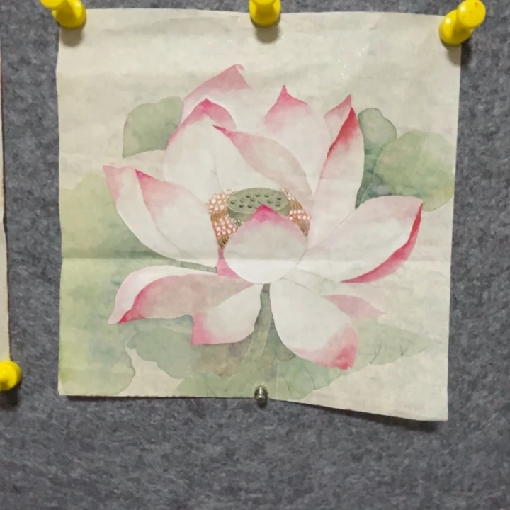 竖款大鱼书画艺术作品