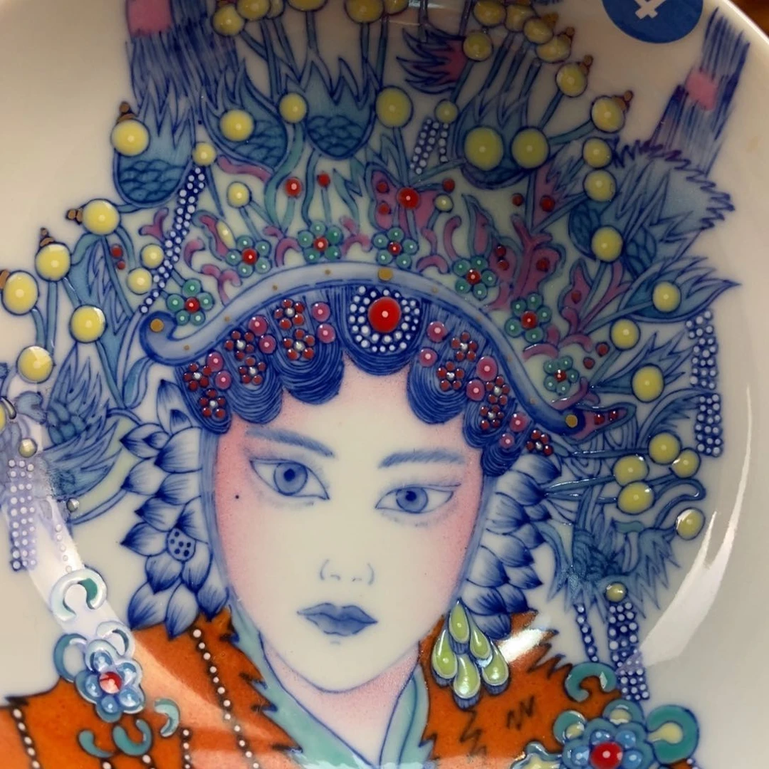 手绘现代茶具非古董