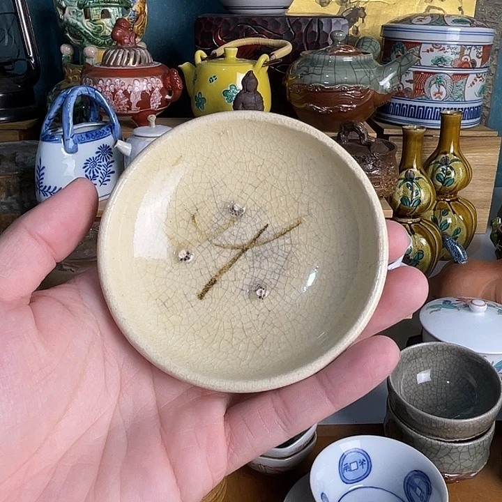 瓷片好看的不错的盏杯托都行