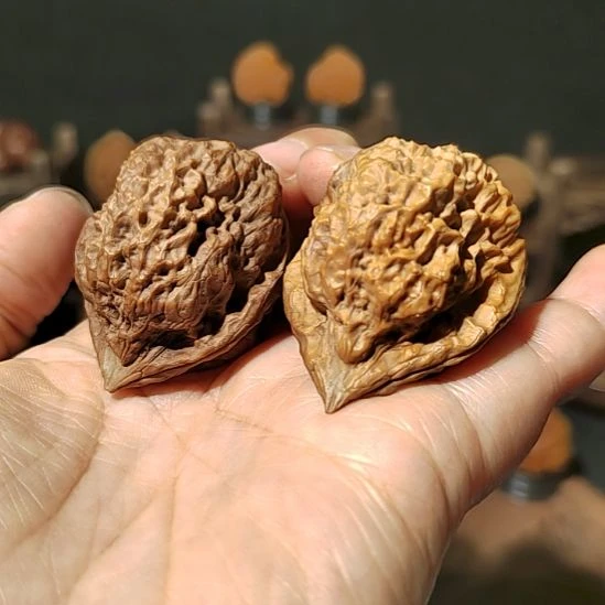 文玩核桃把件福利云铁开背蛙化石重彩38尺