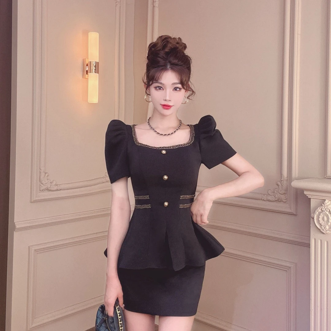 【CC专属】法式洋气高级感气质优雅收腰夏季新款上衣-31275