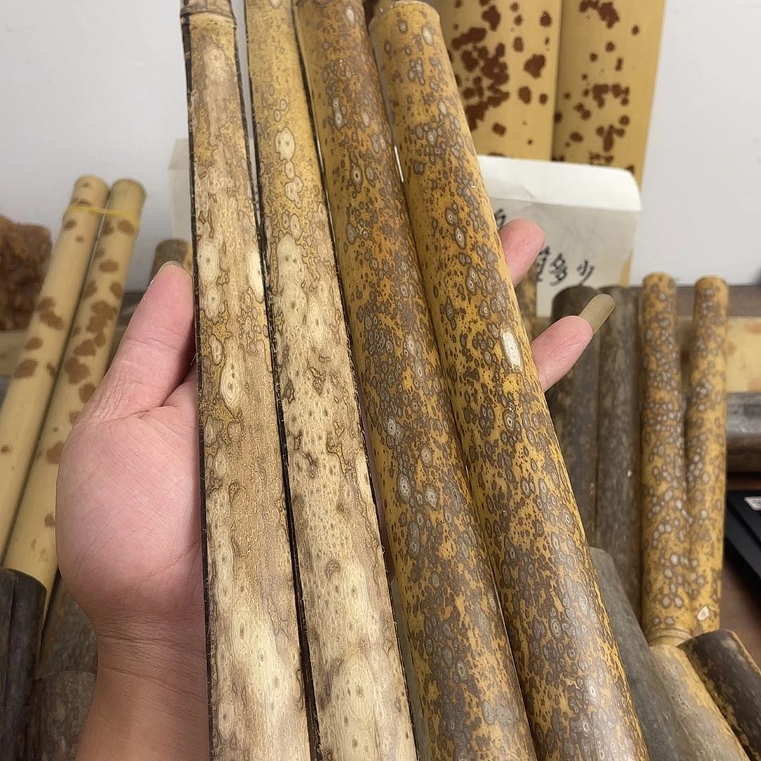 土***人白花梅鹿扇料两副