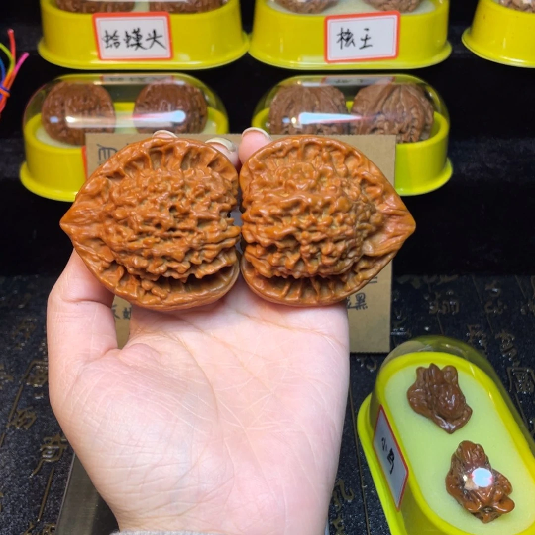 文玩核桃把件官帽50