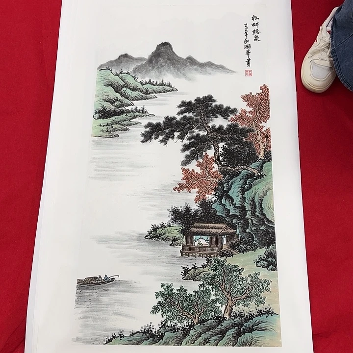 国画花鸟的翅膀是由一