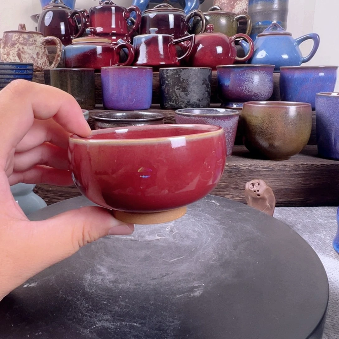 钧红禅定杯满容100ml