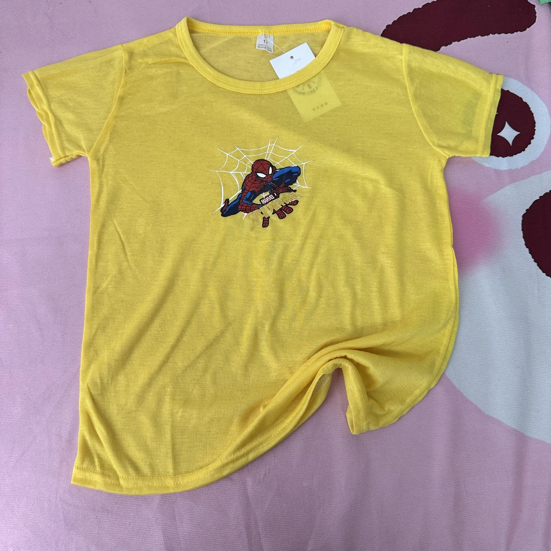 2025夏季儿童恤印花休闲速干夏款新品男女童棉T圆领