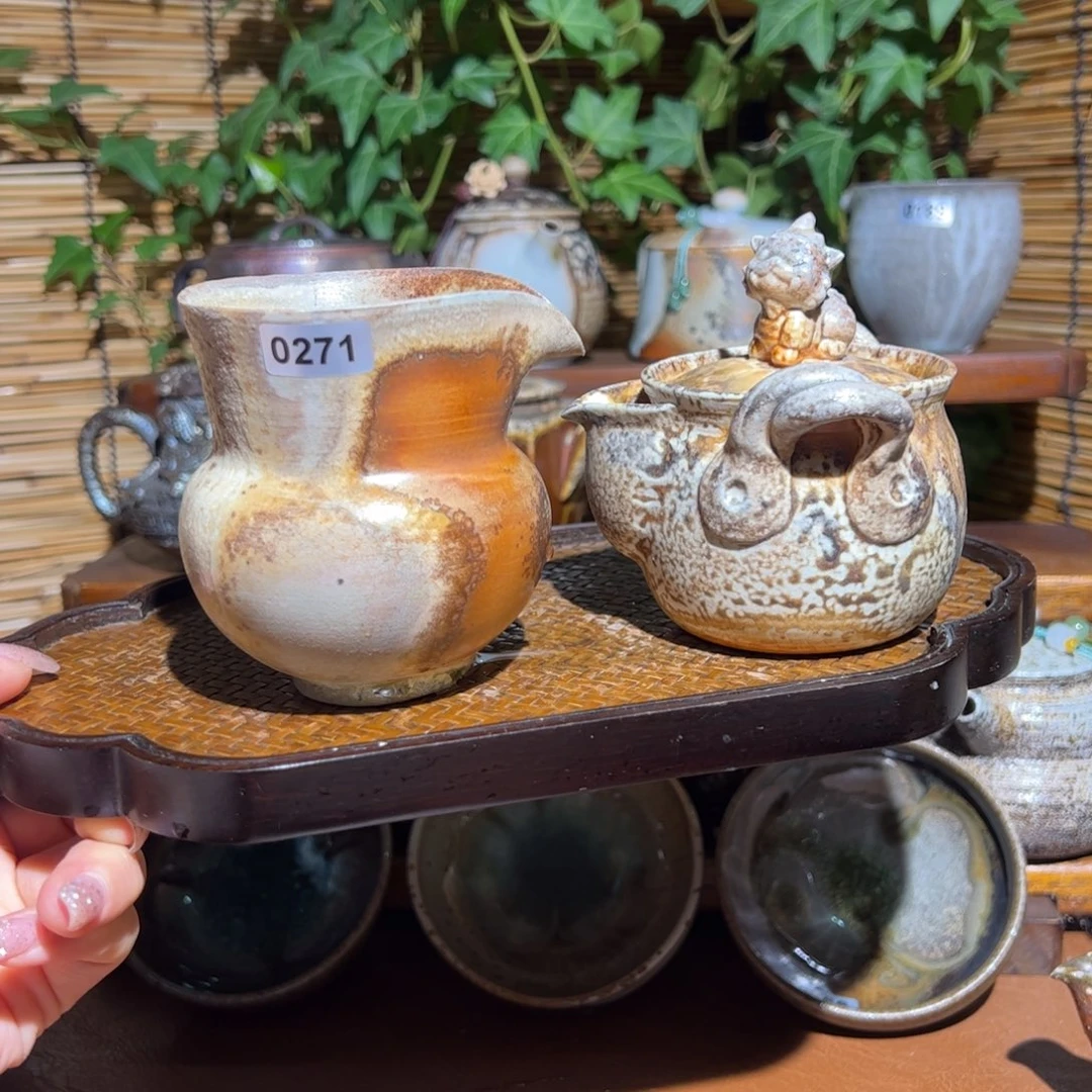 鹤***。囍茶精品柴烧茶具/摆件AAAA 271