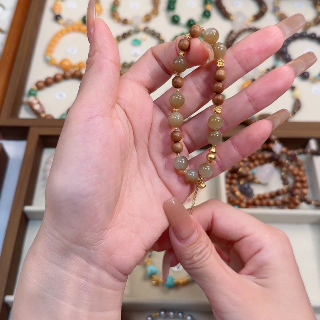 手链未镶嵌和田玉（糖玉）混*货