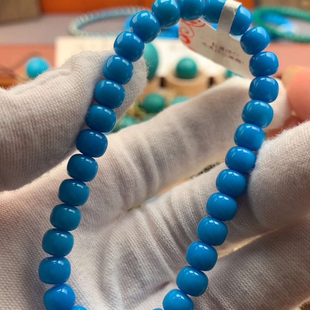 绿松石未镶嵌绿松石6.5mm