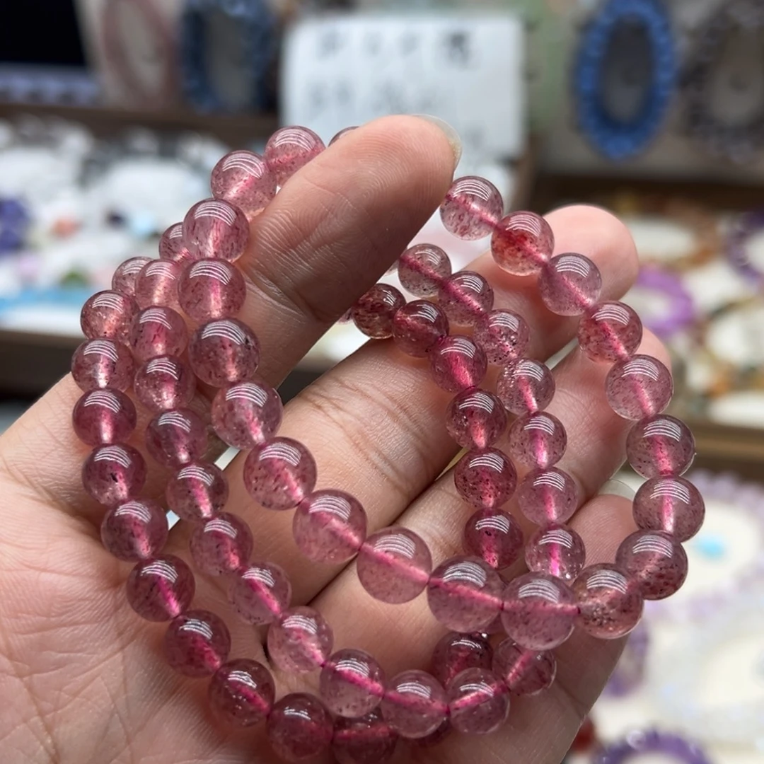 手链未镶嵌水晶红草莓晶手链