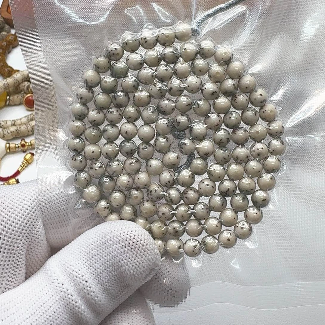 星月菩提吊坠4创世糯冰通体稀星6左右圆108一物一图