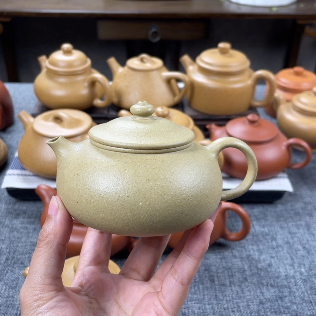茶壶紫砂30目绿泥寒江180