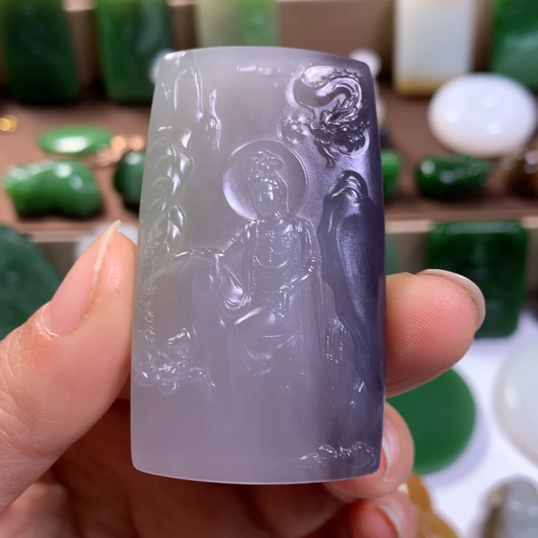 和田玉挂件未镶嵌风*客