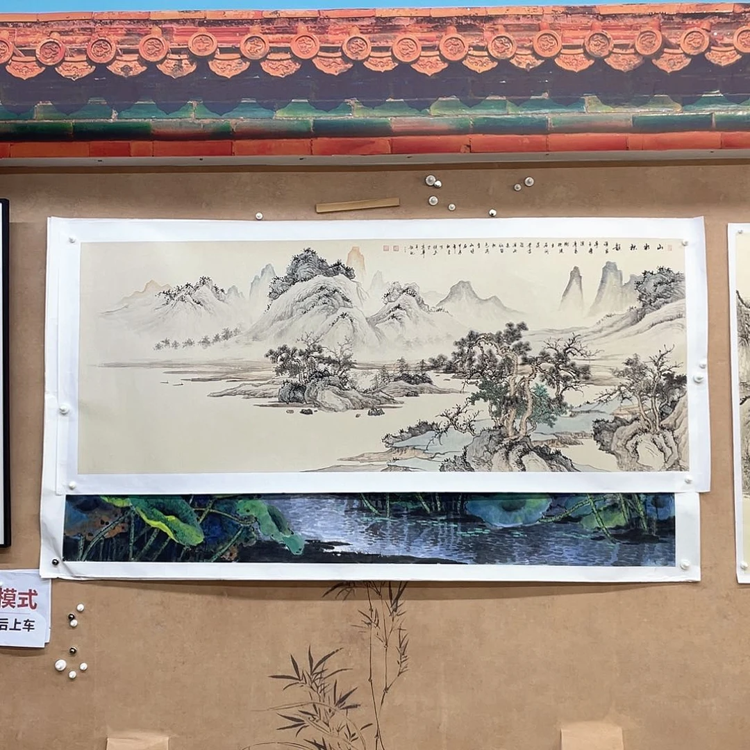 国画手绘国画，精品山水，