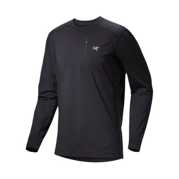 始祖鸟抓绒 上衣新款男装圆领长袖T恤排汗保暖秋冬舒适