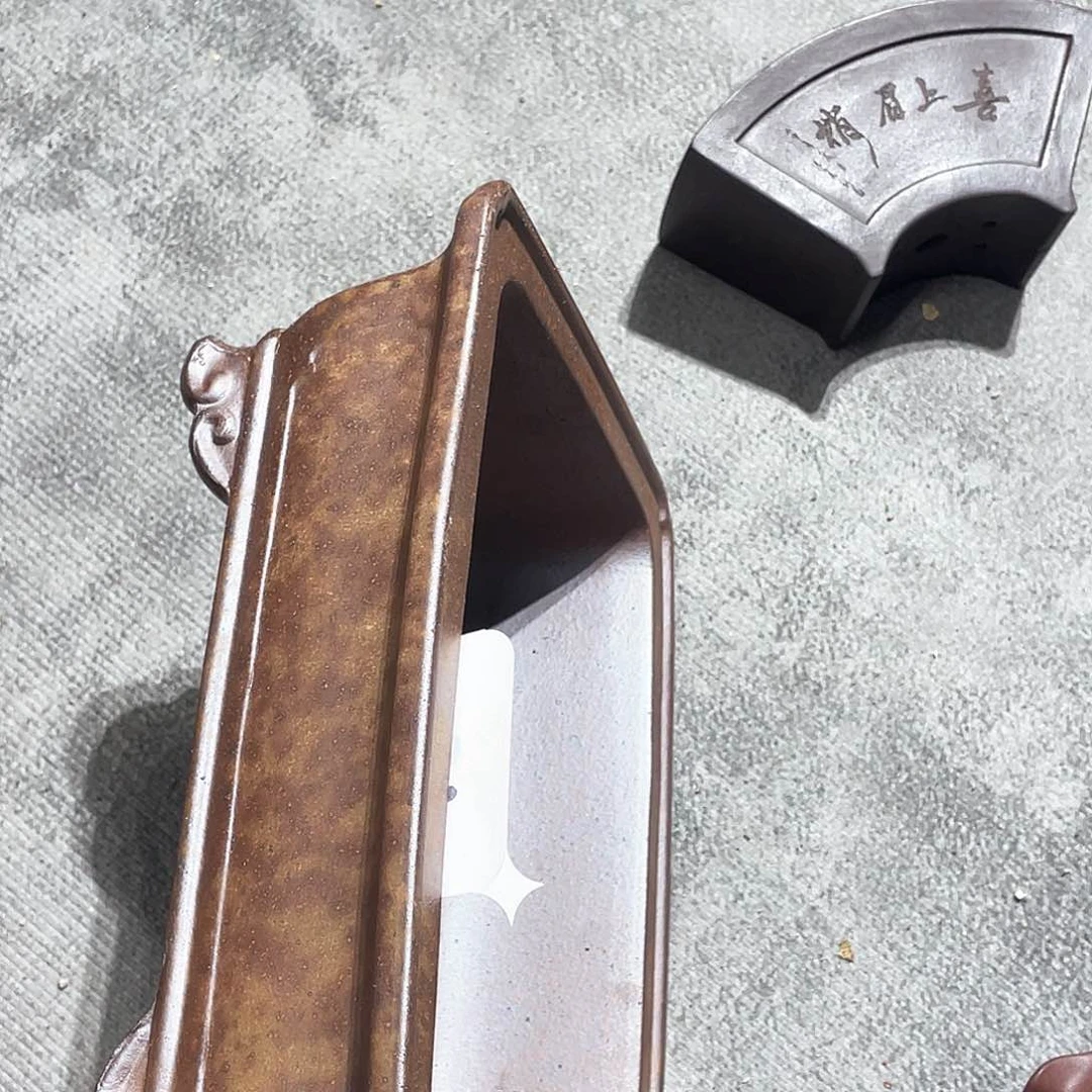 紫砂@**锋紫砂小盆微瑕