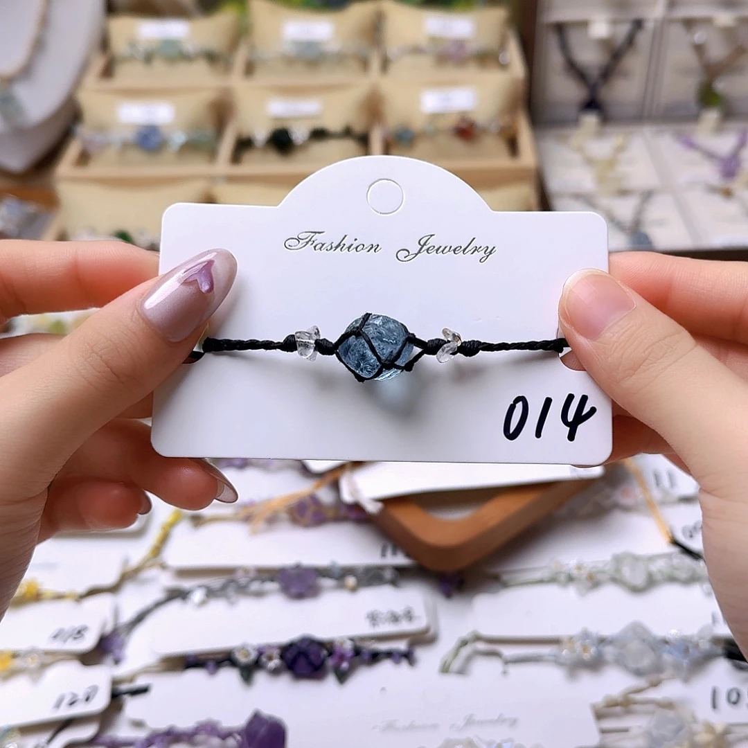 石英石纯铜锡合金纯铜014手链