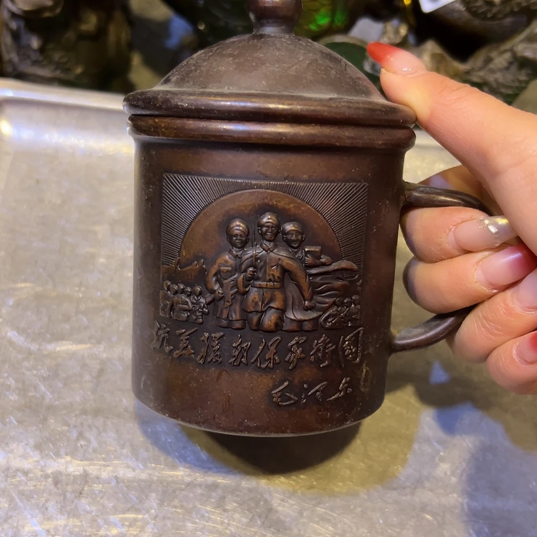 黄铜摆件，文房摆件