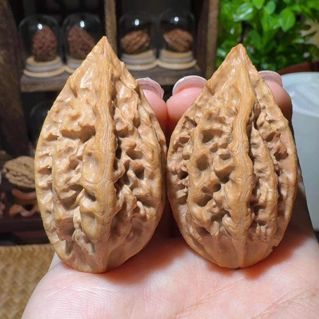 文玩核桃把件玉蛟龙