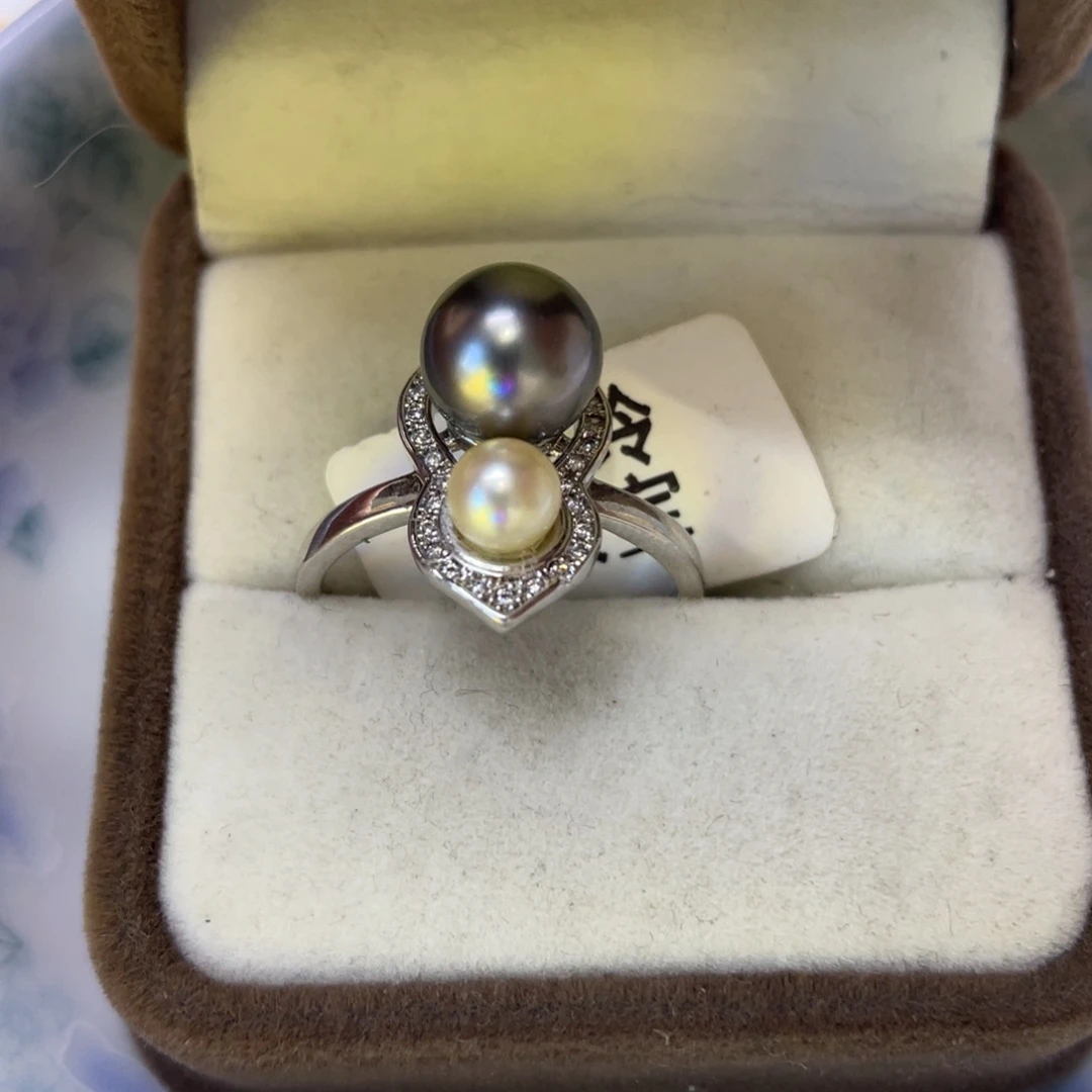 海水珍珠未镶嵌戒圈