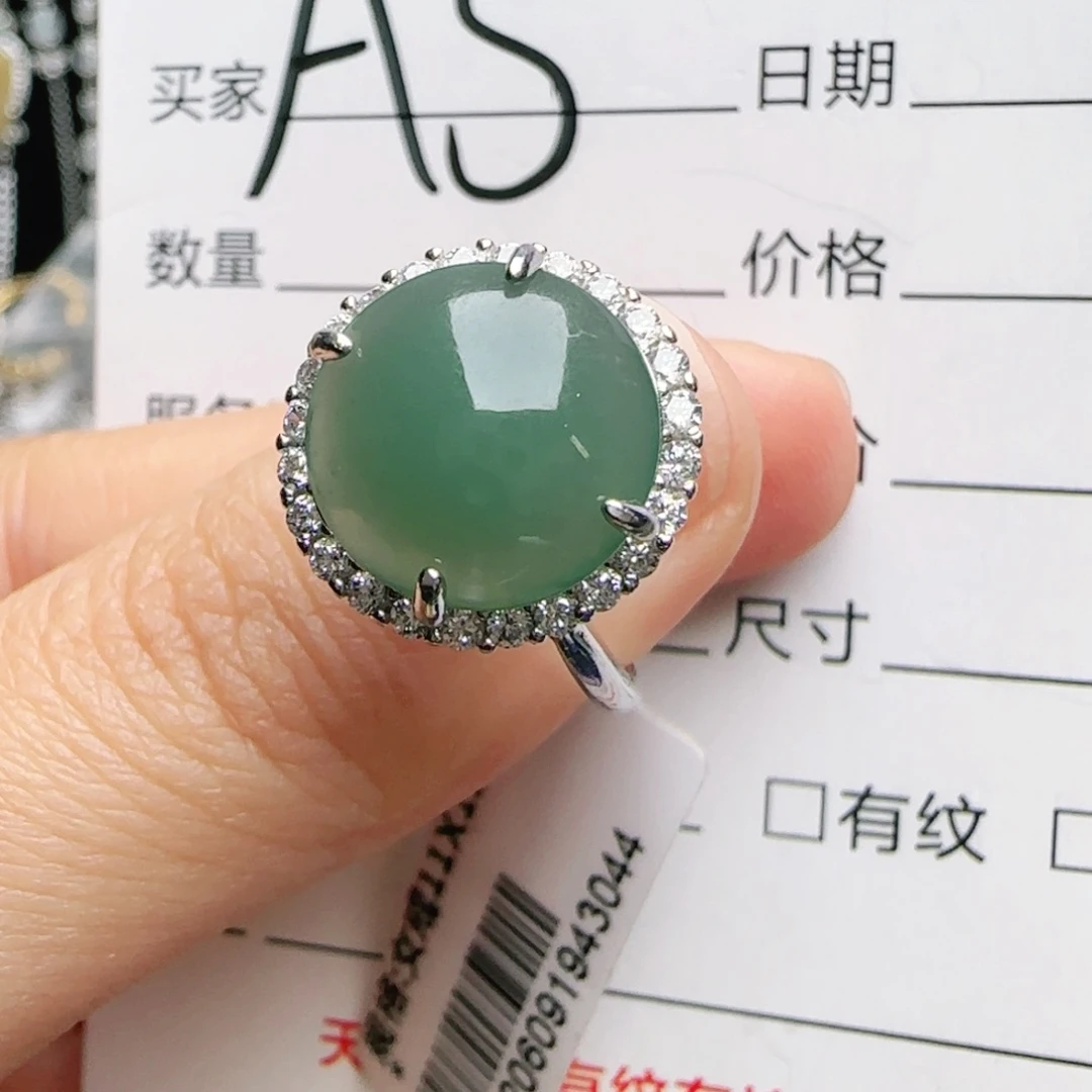 银S925镶嵌手链翡翠