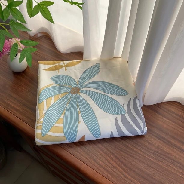 秋冬款长绒棉磨绒床单（幸福树）尺寸2.4×2.3加厚印花亲肤柔软舒适