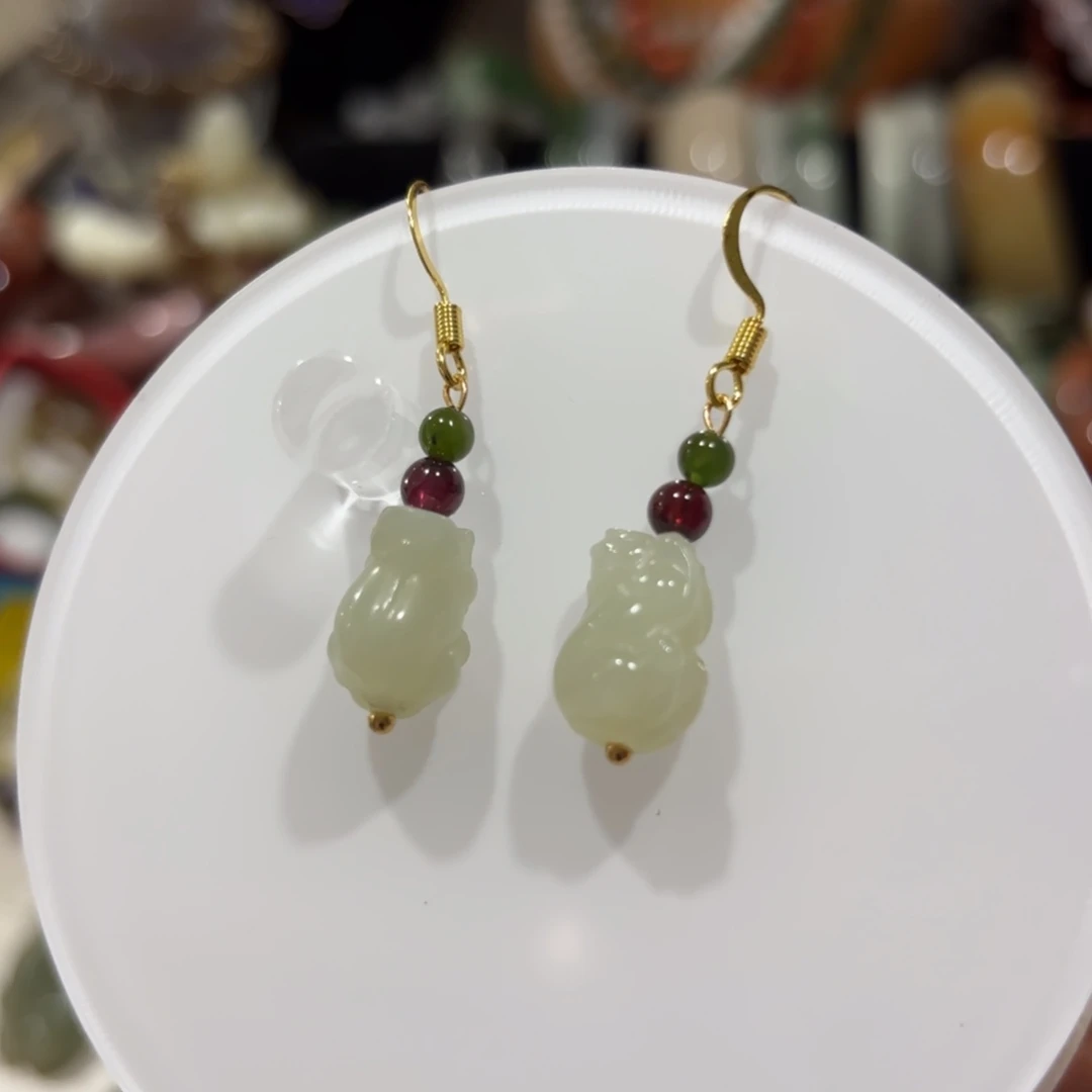 和田玉未镶嵌颈饰6851