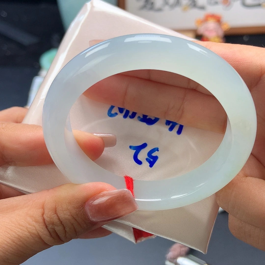 翡翠未镶嵌手镯77号