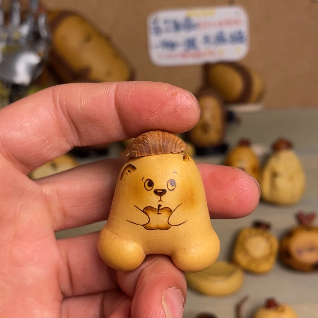 ****牙齿小熊葫芦手工葫芦