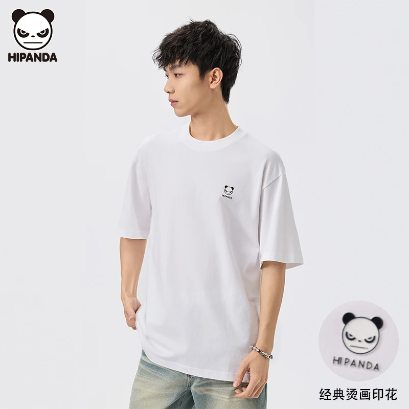 HiPanda男士男装t恤短袖夏季爆款经典印花宽松百搭重磅全棉T恤