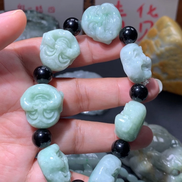 翡翠未镶嵌颈饰保真天然A货翡翠