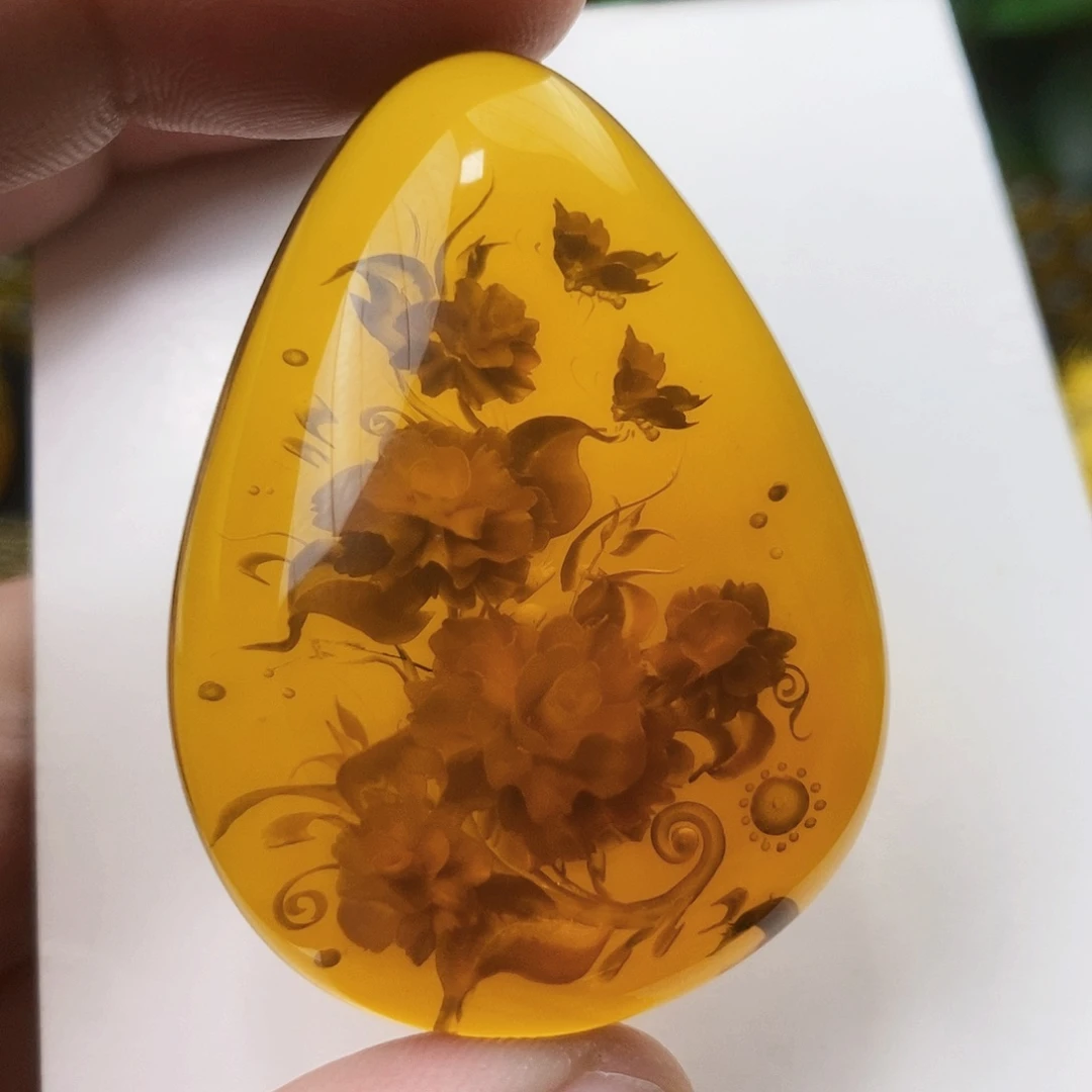 【闪购商品】蓝珀吊坠(不含链)未镶嵌