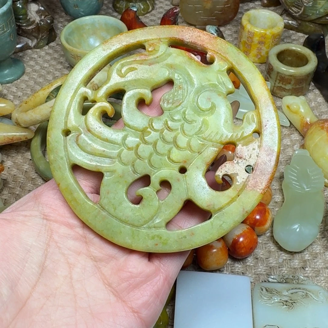 白玉菩提吊坠挂件